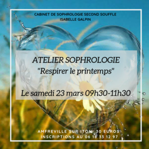 Lire la suite à propos de l’article Atelier Sophrologie “Respirer le printemps”