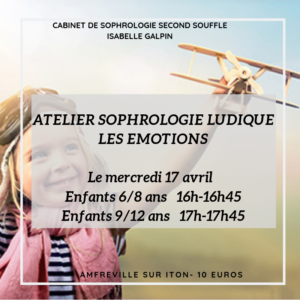Lire la suite à propos de l’article 2 ateliers sophrologie Ludique pour les enfants autour du thème  « Les Emotions »