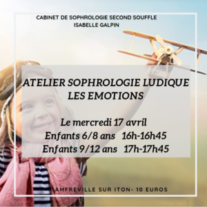 Lire la suite à propos de l’article 2 ateliers sophrologie Ludique pour les enfants autour du thème  “Les Emotions”