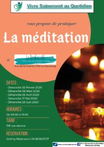 Lire la suite à propos de l’article Atelier de méditation 02 février 2020